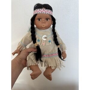 Ceramic Indian Girl 9.5" Tall